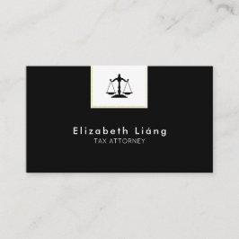 Template voor visitekaartje voor advocaat