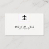 Template voor visitekaartje voor advocaat (Voorkant)