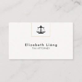 Template voor visitekaartje voor advocaat