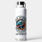 Template Water Bottle Dragon X team Pickleball  Waterfles (Achterkant)