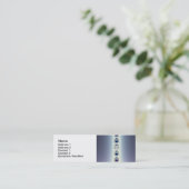 Templates voor visitekaartjes van Paarse Ketting (Staand voorkant)