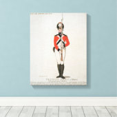 Temple Association Volunteer, bord 14 van 'Loyal Canvas Afdruk (Insitu (Houten vloer))
