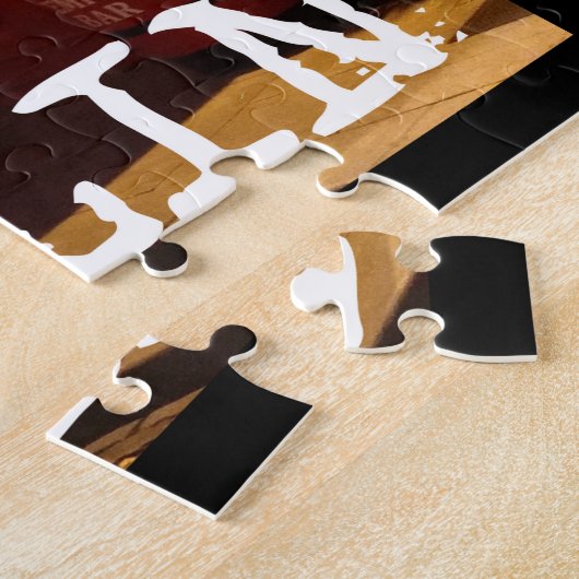 Temple Bar, Dublin, aangepaste tekst Legpuzzel (Zijkant)