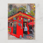 Temple Bar Dublin Ierland Briefkaart (Voorkant)