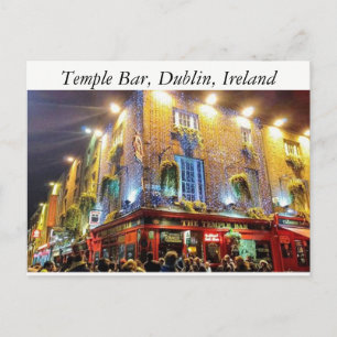 Temple Bar, Dublin, Ierland Briefkaart