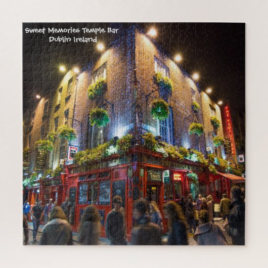 Temple Bar Dublin Ierland. Jigzaag Puzzle Legpuzzel (Verticaal)