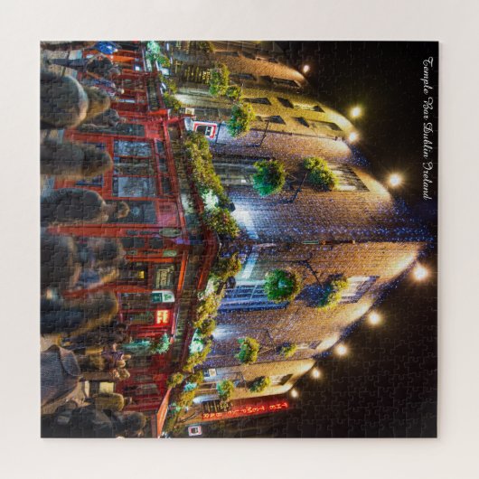 Temple Bar Dublin Ierland. Jigzaag Puzzle Legpuzzel (Horizontaal)