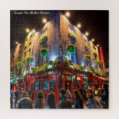 Temple Bar Dublin Ierland. Jigzaag Puzzle Legpuzzel (Verticaal)