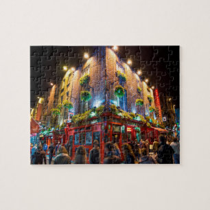 Temple Bar Dublin Ierland. Legpuzzel