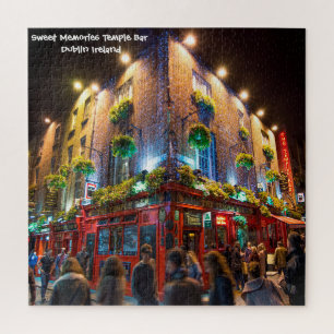 Temple Bar Dublin Ierland. Legpuzzel