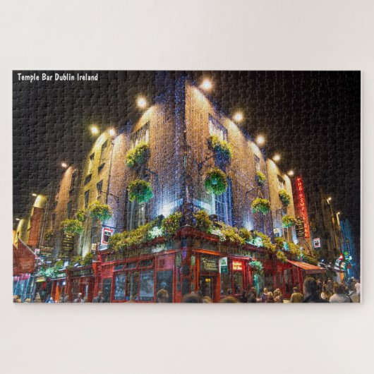 Temple Bar Dublin Ierland. Legpuzzel (Horizontaal)