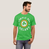 TEMPLE BAR DUBLIN Ireland Shamrock Irish Pride T-shirt (Voorkant volledig)