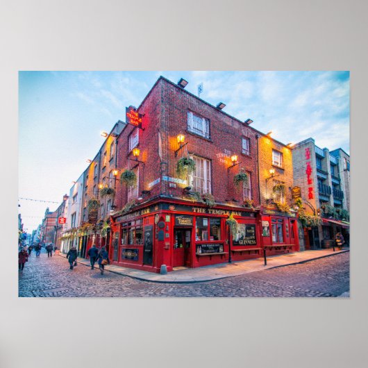 Temple Bar / Dublin Poster (Voorkant)