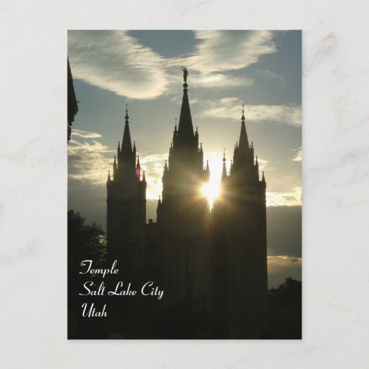 Temple Briefkaart (Voorkant)