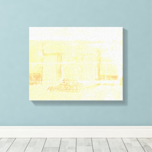 Temple by Day Canvas (Insitu (Houten vloer))