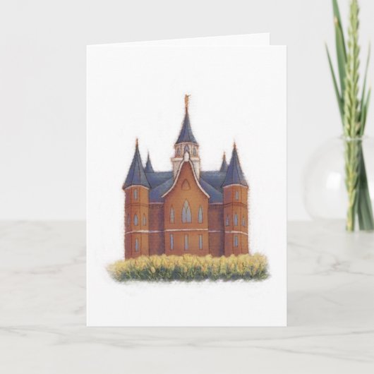 Temple Card Provo City Center Kaart (Voorkant)