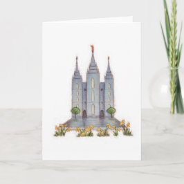Temple Card Salt Lake City Kaart