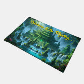 Temple Castle of the Secret Jade Throne Deurmat (Schuin)