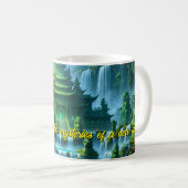 Temple Castle of the Secret Jade Throne Koffiemok (Voorkant rechts)