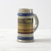 Temple Ceiling Grey/Blue 22 oz Stein Bierpul (Voorkant rechts)
