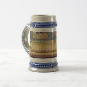 Temple Ceiling Grey/Blue 22 oz Stein Bierpul (Voorkant links)