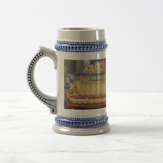 Temple Ceiling Grey/Blue 22 oz Stein Bierpul (Links)