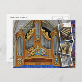 Temple Church, Londen Briefkaart (Voorkant / Achterkant)