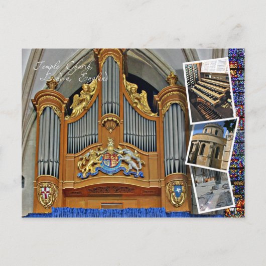 Temple Church, Londen Briefkaart (Voorkant)