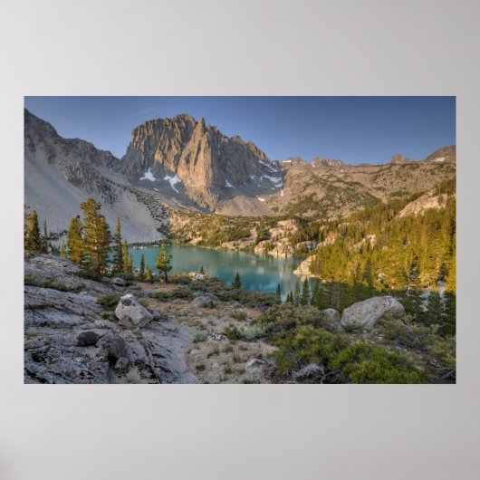 Temple Crag en Second Lake Poster (Voorkant)