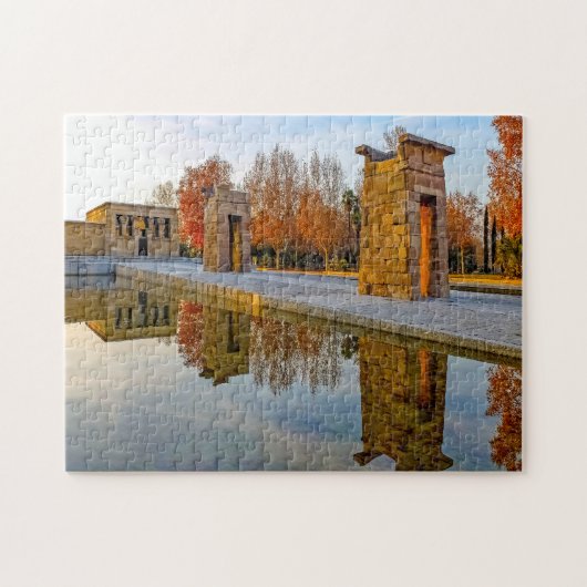 Temple Debod Madrid. Legpuzzel (Horizontaal)