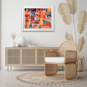 Temple Gardens (1920) van Paul Klee Poster