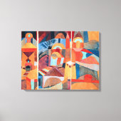 Temple Gardens | Paul Klee | Canvas Afdruk (Voorkant)