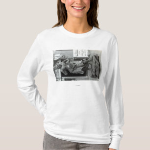 Temple Guard Statue op Pacific Curio Shop T-shirt