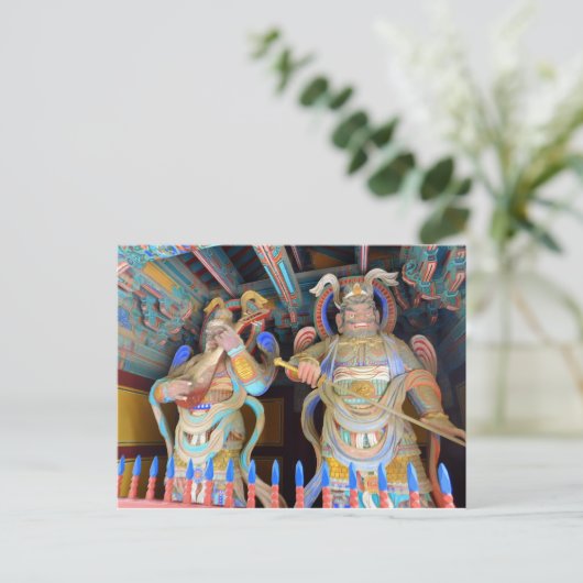 Temple Guardians Briefkaart (Staand voorkant)