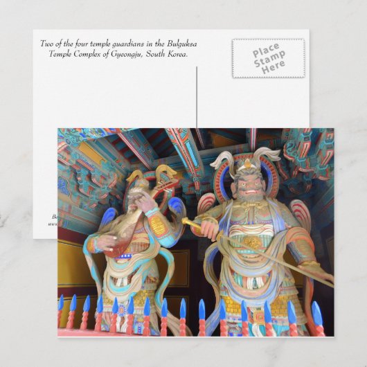 Temple Guardians Briefkaart (Voorkant / Achterkant)