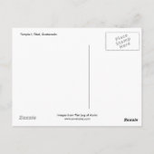 Temple I, Tikal, Guatemala Briefkaart (Achterkant)