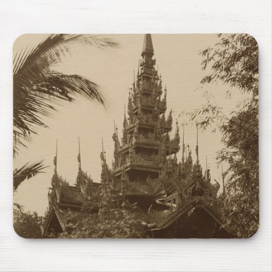 Temple in Mandalay, Birma, eind 19e eeuw Muismat (Voorkant)