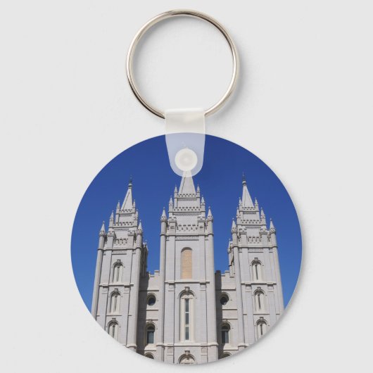 Temple in Salt Lake City, Utah Sleutelhanger (Voorkant)