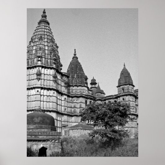 Temple in Varanasi India Poster (Voorkant)