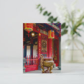 Temple in Yilan, Taiwan Briefkaart (Staand voorkant)