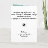 Temple Kaart (Achterkant)