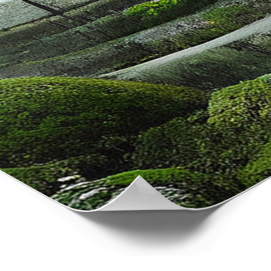 Temple - kleurrijk schilderen poster (Hoek)