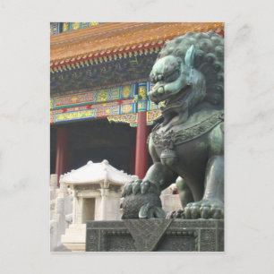 Temple Lion Briefkaart