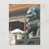 Temple Lion Briefkaart (Voorkant)