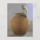 Temple Monkey Briefkaart (Voorkant)