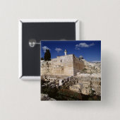 Temple-montage Vierkante Button 5,1 Cm (Voorkant /achterkant)