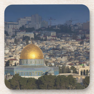 Temple Mount and Dome of the Rock, dawn Bier Onderzetter