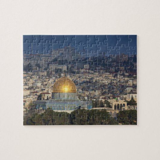 Temple Mount and Dome of the Rock, dawn Legpuzzel (Horizontaal)
