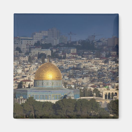 Temple Mount and Dome of the Rock, dawn Magneet (Voorkant)