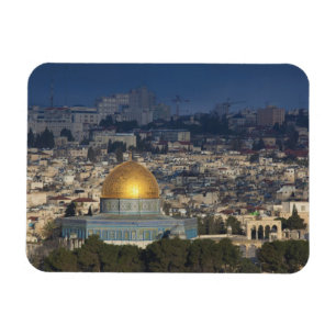 Temple Mount and Dome of the Rock, dawn Magneet